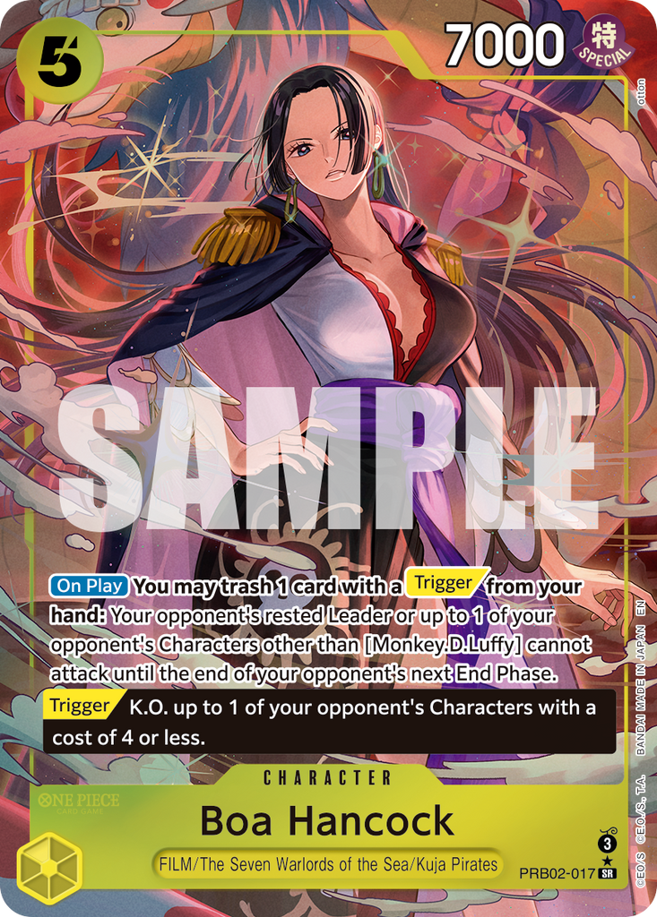 PRB02-017, SR, Boa Hancock (Alternate Art)