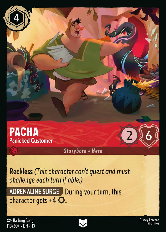 13ATK-118, UC, Pacha - Panicked Customer