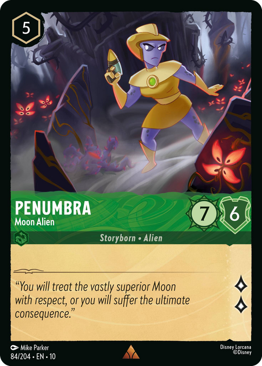 10WHI-084, R, Penumbra - Moon Alien (Foil)