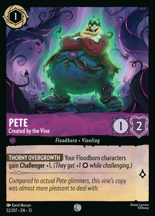 13ATK-052, C, Pete - Created by the Vine