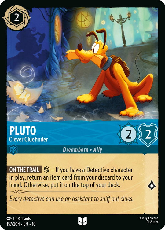 10WHI-157, UC, Pluto - Clever Cluefinder (Foil)