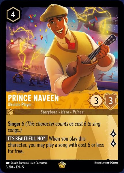 5SSK-003, L, Prince Naveen - Ukulele Player