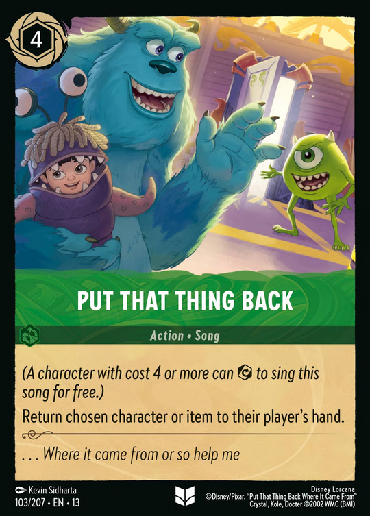 13ATK-103, UC, Put That Thing Back (Foil)