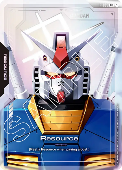 R-002, C, Resource (Gundam) (Foil)