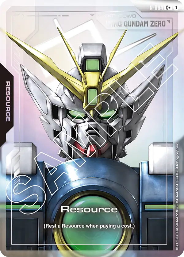 R-004, C, Resource (Wing Gundam Zero) (Foil)
