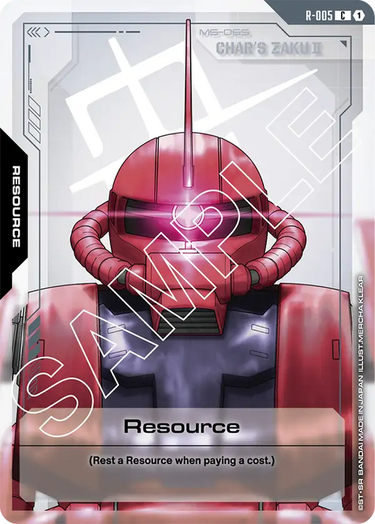 R-005, C, Resource (Char's Zaku II)