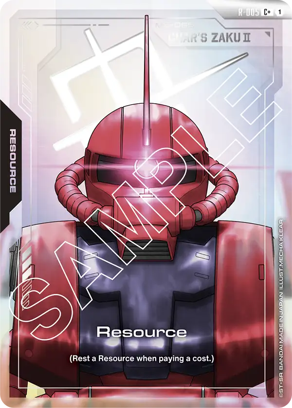 R-005, C, Resource (Char's Zaku II) (Foil)