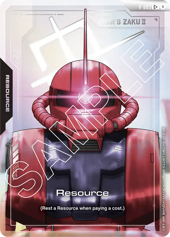R-005, C, Resource (Char's Zaku II) (Foil)