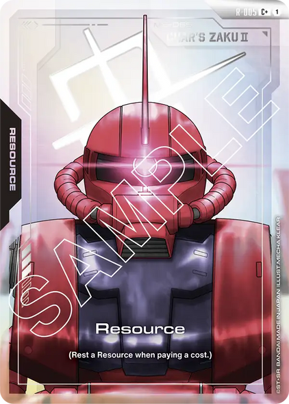 R-005, C, Resource (Char's Zaku II) (Foil)