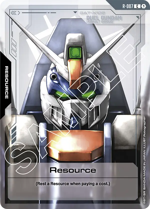 R-007, C, Resource (Duel Gundam)