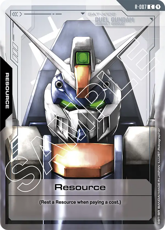 R-007, C, Resource (Duel Gundam)