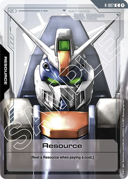 R-007, C, Resource (Duel Gundam)