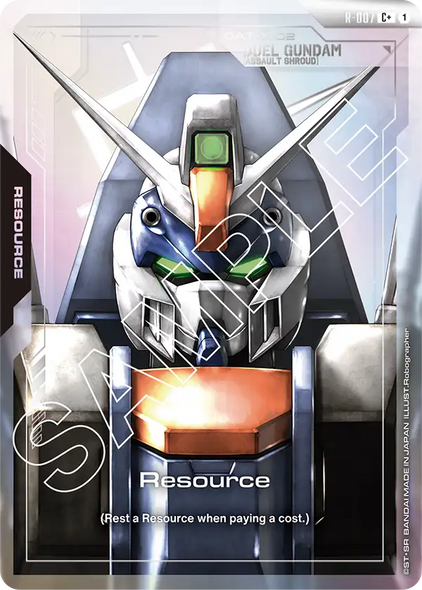 R-007, C, Resource (Duel Gundam) (Foil)