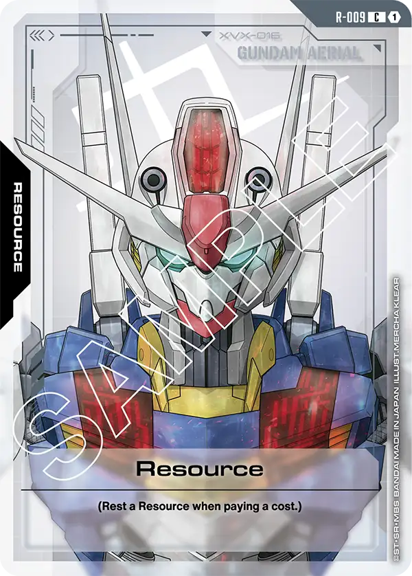 R-009, C, Resource (Gundam Aerial)
