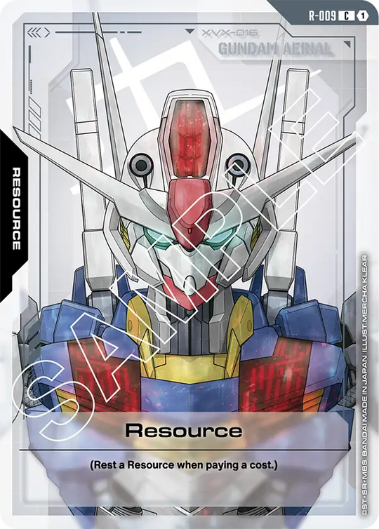 R-009, C, Resource (Gundam Aerial)