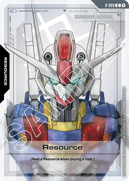 R-009, C, Resource (Gundam Aerial)