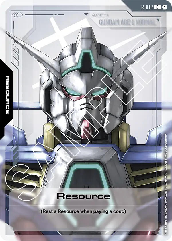 R-012, C, Resource (Gundam AGE-1 Normal)
