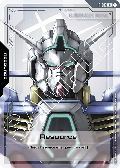 R-012, C, Resource (Gundam AGE-1 Normal)