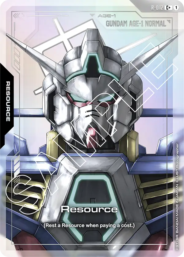 R-012, C, Resource (Gundam AGE-1 Normal) (Foil)
