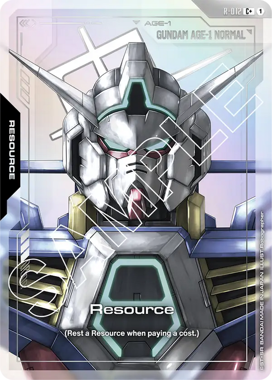 R-012, C, Resource (Gundam AGE-1 Normal) (Foil)