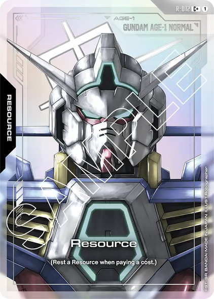 R-012, C, Resource (Gundam AGE-1 Normal) (Foil)