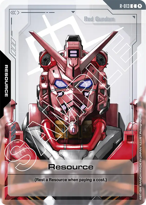 R-013, C, Resource (Red Gundam)