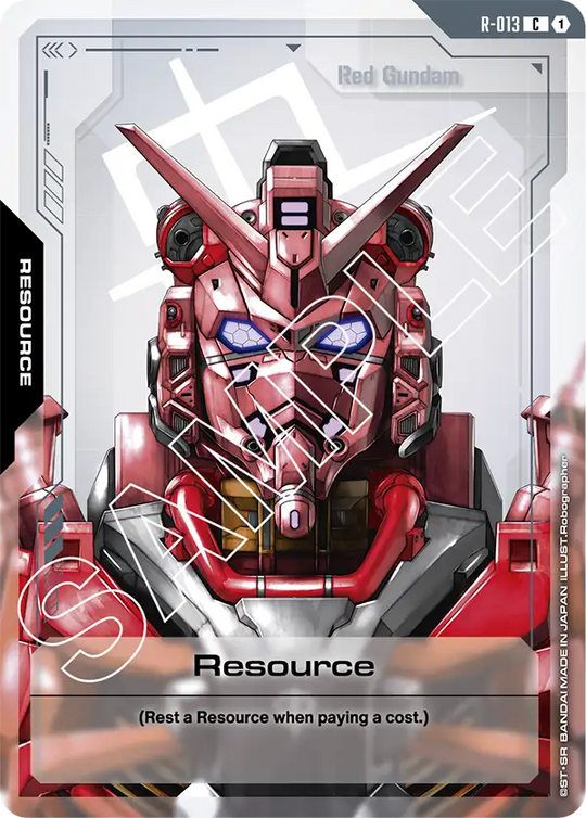 R-013, C, Resource (Red Gundam)