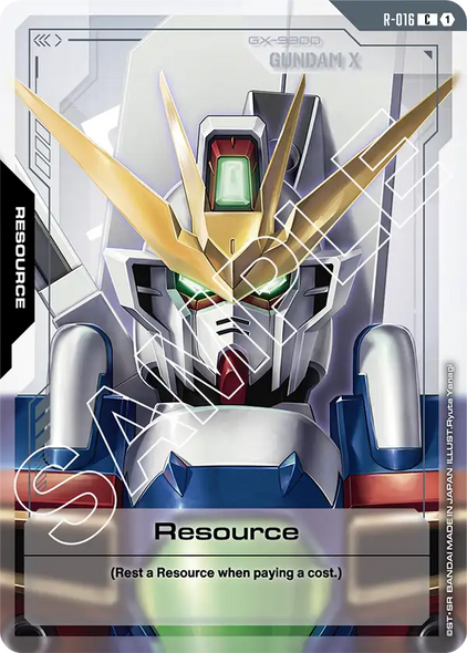 R-016, C, Resource (Gundam X)