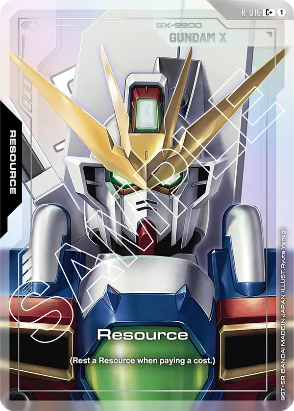 R-016, C, Resource (Gundam X) (Foil)