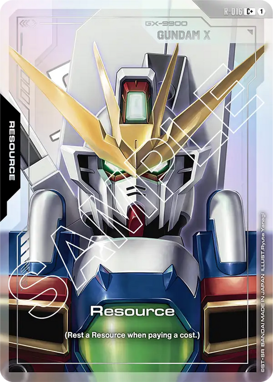 R-016, C, Resource (Gundam X) (Foil)