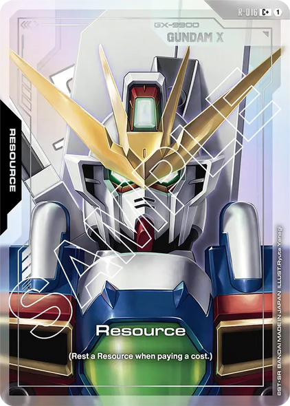 R-016, C, Resource (Gundam X) (Foil)