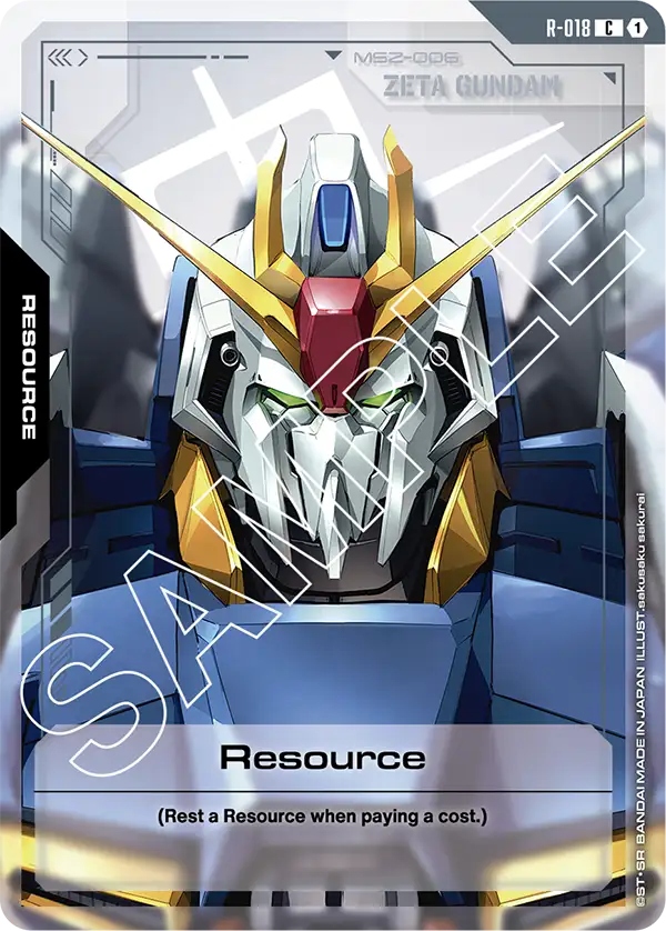 R-018, C, Resource (Zeta Gundam)