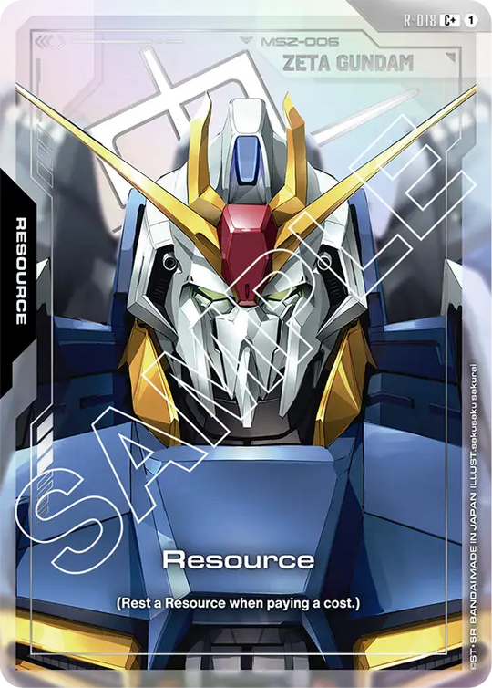 R-018, C, Resource (Zeta Gundam) (Foil)