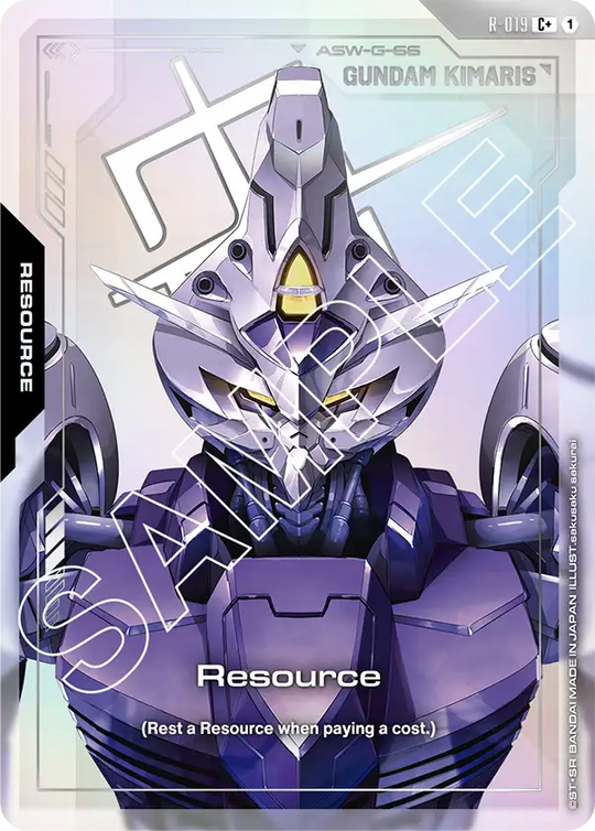 R-019, C, Resource (Gundam Kimaris) (Foil)