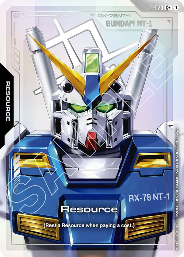 R-020, C, Resource (Gundam NT-1) (Foil)