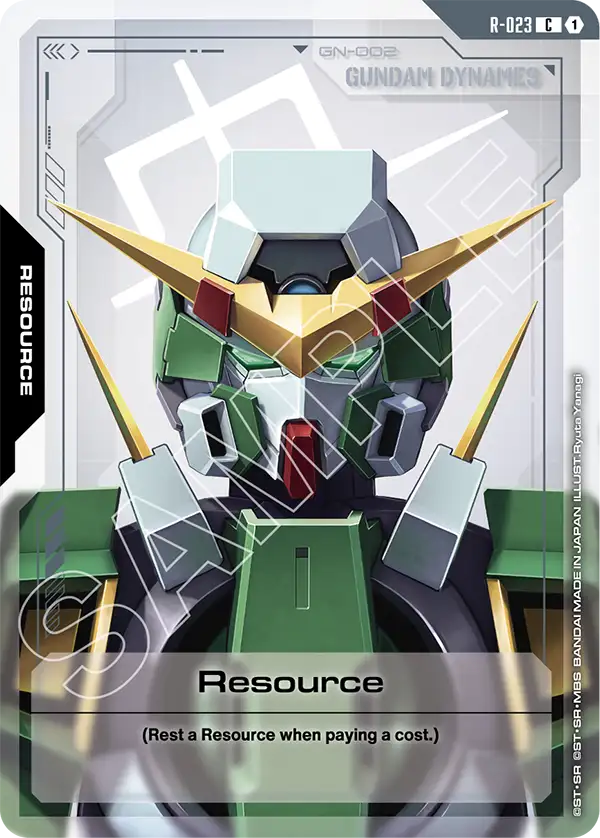 R-023, C, Resource (Gundam Dynames)