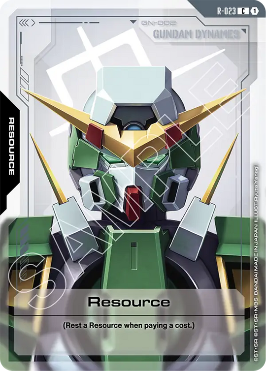R-023, C, Resource (Gundam Dynames)