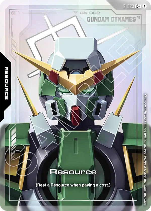 R-023, C, Resource (Gundam Dynames) (Foil)