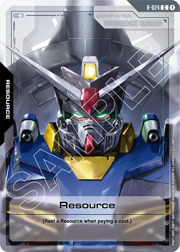 R-024, C, Resource (Providence Gundam)
