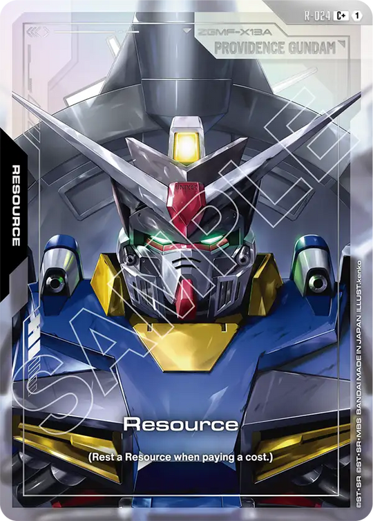 R-024, C, Resource (Providence Gundam) (Foil)