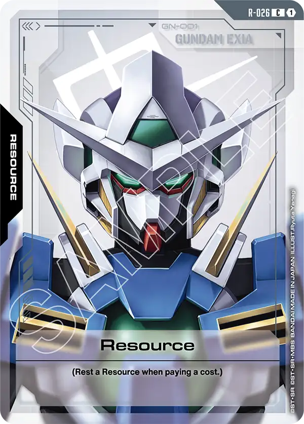 R-026, C, Resource (Gundam Exia)