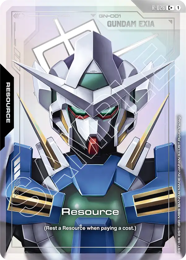 R-026, C, Resource (Gundam Exia) (Foil)