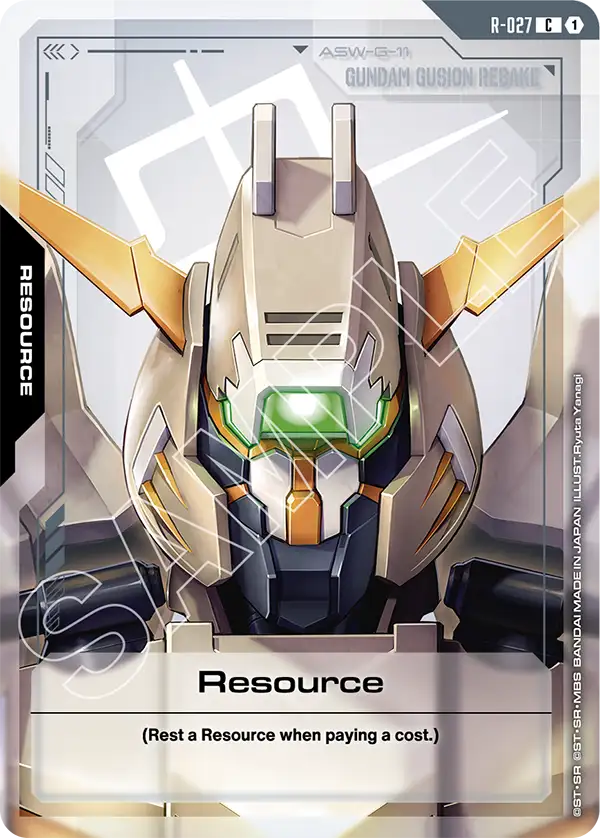 R-027, C, Resource (Gundam Gusion Rebake)