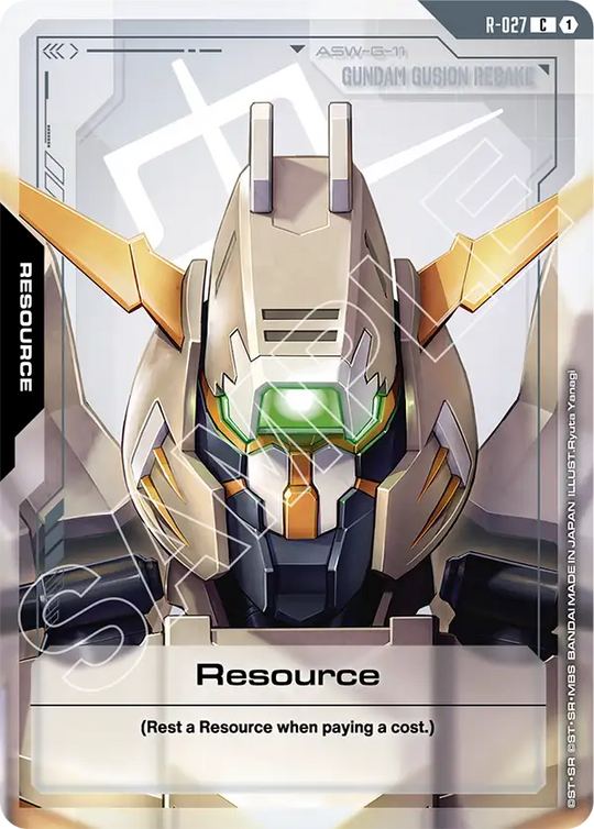 R-027, C, Resource (Gundam Gusion Rebake)