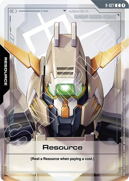 R-027, C, Resource (Gundam Gusion Rebake) – Kai of Cards