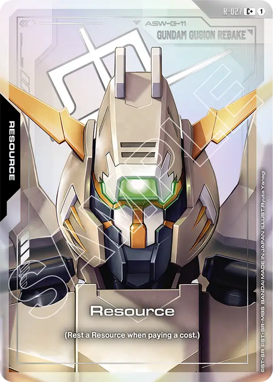R-027, C, Resource (Gundam Gusion Rebake) (Foil)