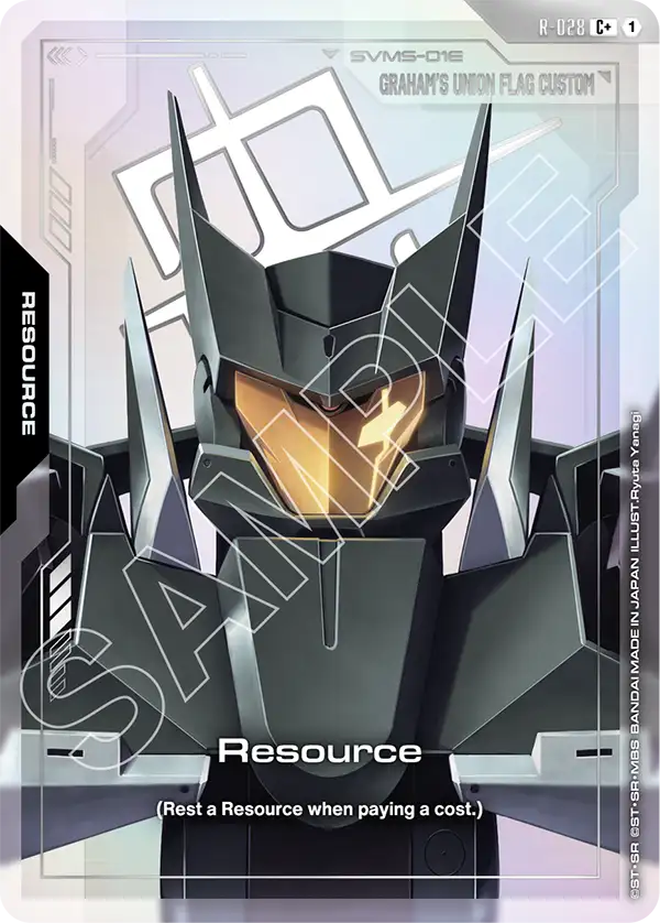 R-028, C, Resource (Graham's Union Flag Custom) (Foil)