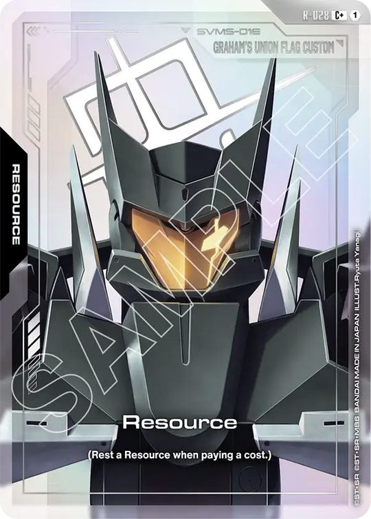 R-028, C, Resource (Graham's Union Flag Custom) (Foil)