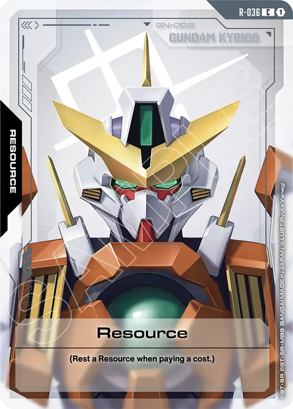 R-036, C, Resource (Gundam Kyrios)