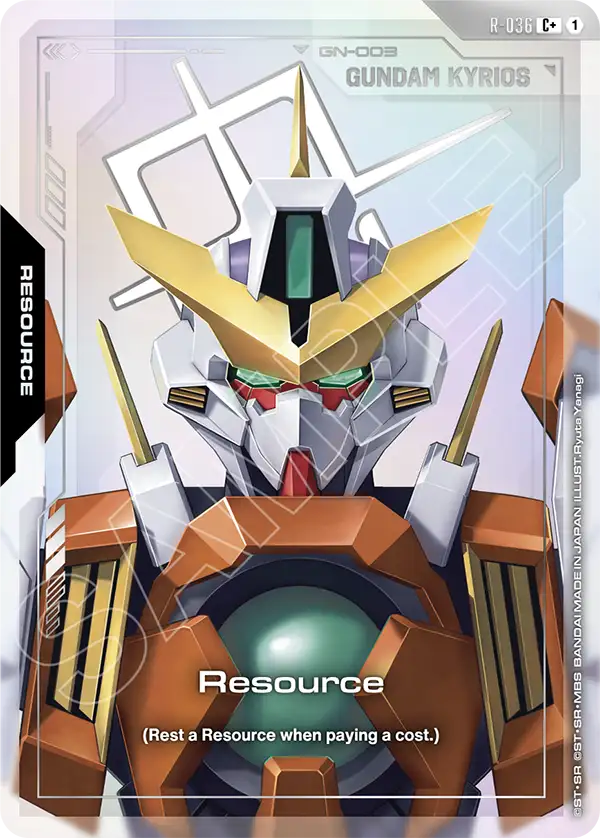 R-036, C, Resource (Gundam Kyrios) (Foil Version)